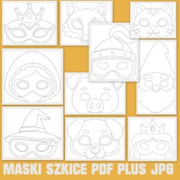 Dzień bajek 22 karty pracy i 10 masek (pdf i jpg)