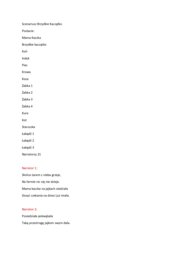 Scenariusz przedstawienia Brzydkie Kaczątko