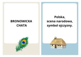 Symbole "Wesele", fiszki, 10 stron pdf