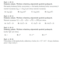 Arkusz maturalny nr 2 z matematyki