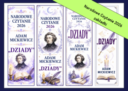 ❤️📖NARODOWE CZYTANIE 2026 - zakładki do książek 1