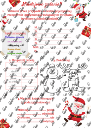 Zadania świąteczne.