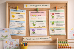 Marzec w obrazkach – karty obserwacji wiosny dla maluchów