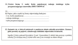TEST PRZYGOTOWUJĄCY DO ETAPU OKRĘGOWEGO OLIJP DLA SP