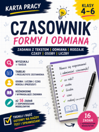 Czasownik – formy i odmiana | karta pracy kl. 4–6 + odpowiedzi modelowe