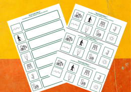 "KATARYNKA" – ikonki – wklejki – karta pracy – lektury 4-6