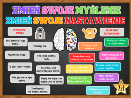 ZMIEŃ SWOJE MYŚLENIE, ZMIEŃ SWOJE NASTAWIENIE - gazetka edukacyjna
