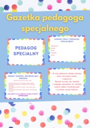 Gazetka pedagoga specjalnego – dekoracja, która wspiera i edukuje