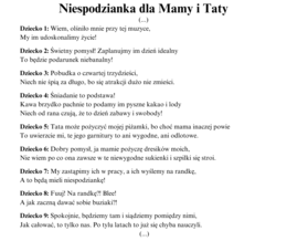 Dzień Mamy i Taty w przedszkolu i klasach 1-3- scenariusze