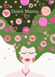 Dzień Mamy, Plakat XXL, kartki dla mamy, kolorowanka