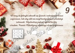 Matematyczny kalendarz adwentowy (klasy 7-8)