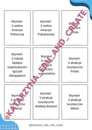 5 sekund geograficzne - kra karciana