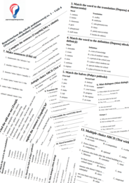 Repetytorium dla szkoły podstawowej cz. 1 (Pearson) – Unit 4 – vocabulary revision
