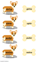 Psi detektyw – utrwalanie czytania, doskonalenie słuchu fonemowego