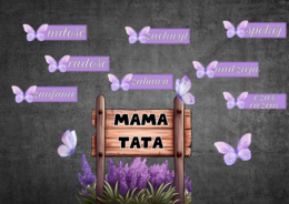 GAZETKA DEKORACJA NA DZIEŃ MAMY I TATY