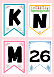 RODZINA - GIRLANDY -3 wersje graficzne, ekonomiczne w druku, świetna dekoracja /170 stron/