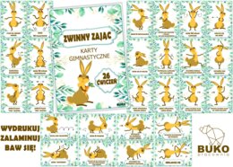 ZWINNY ZAJĄC - KARTY GIMNASTYCZNE