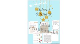 Kalendarz Adwentowy/ Advent Calendar/ English/ Christmas/ Boże Narodzenie/ Christmas vocabulary/ Słownictwo/ SP 4-6/ Klasy 4-6/ Karty pracy/ Zestaw/ Pakiet/ Czytanie/ Pisanie/ Reading/ Writing