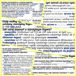 Cywilizacja starożytnego Rzymu – komplet notatek i kart pracy