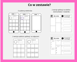 All about me - back to school craft, szablon wszystko o mnie, telefon język angielski