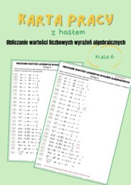 Obliczanie wartości liczbowych wyrażeń algebraicznych
