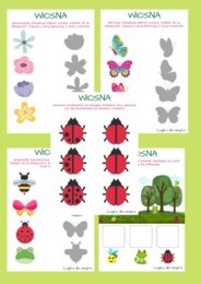 Wiosna - kreatywne karty pracy