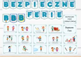 Bezpieczne ferie - gazetka