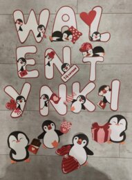 Gazetka WALENTYNKI napis