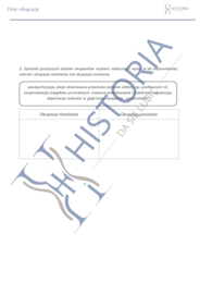 Karta pracy - Dwie okupacje