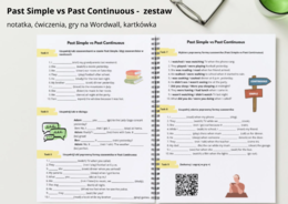 🧩 Past Simple vs Past Continuous - Notatka - Ćwiczenia - Speaking - Kartkówka