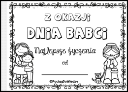 Dzień Babci i Dziadka - Książeczki upominkowe