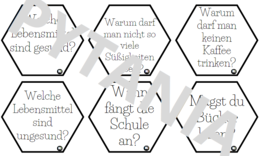 Gra na język niemiecki - karty z pytaniami