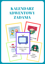 Kalendarz adwentowy - zadania
