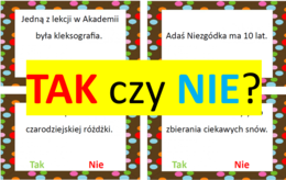 "Akademia Pana Kleksa" TAK czy NIE?