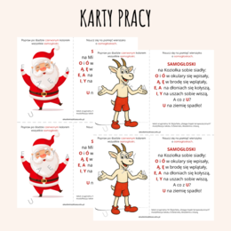 SAMOGŁOSKI - WIERSZYKI MNEMOTECHNIKI UŁATWIAJĄCE NAUKĘ SAMOGŁOSEK! Wersja uniwersalna i mikołajkowa!