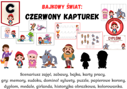 Czerwony Kapturek - pakiet materiałów