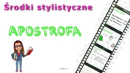 Środki stylistyczne: apostrofa - film youtube
