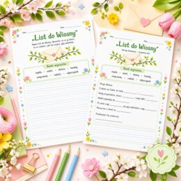 List do Wiosny - karta pisania