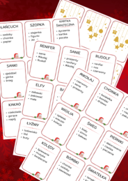 ŚWIĄTECZNA GRA TABOO - Boże Narodzenie, Mikołajki, Zima, Tabu