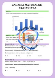 Zadania maturalne- statystyka