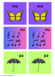 Literowe i sylabowe memory – utrwalanie czytania