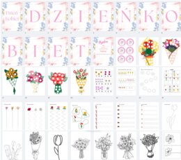 Dzień Kobiet - girlanda zadania