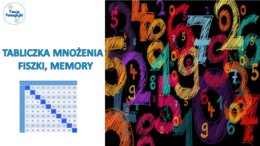 Wesoła tabliczka mnożenia - tabliczka, fiszki, memory