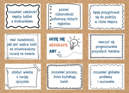 Plakaty - Po co uczyć się geografii?