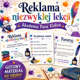 Reklama niezwykłej lekcji