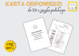 Karta odpowiedzi do egzaminu ósmoklasisty z języka polskiego w 2021 r.