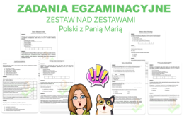 Zadania egzaminacyjne - lektury obowiązkowe W ZESTAWIE TANIEJ