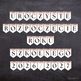 Uroczyste Rozpoczęcie Roku Szkolnego 2026/2027 - girlanda