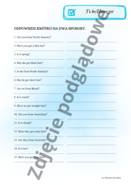 Brainy 5 unit 1 - karty pracy gramatyka