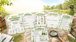 Box aktywności na wycieczkę do ogrodu lub parku